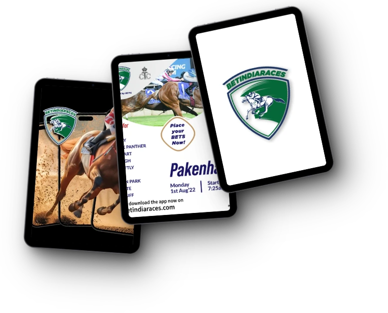 betindiaraces three tablet banner design